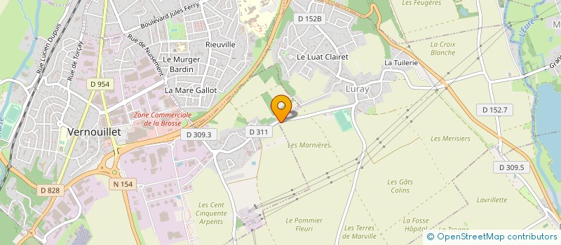localisation de l'entreprise EMBALLAGES CHAVENAYSIENS à SAINTE-GEMME-MORONVAL