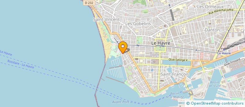 localisation de l'entreprise EMBALLAGES DIFFUSION à LE HAVRE