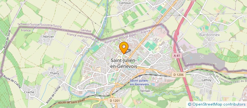 localisation de l'entreprise EMBALLAGES DISCOUNT à SAINT-JULIEN-EN-GENEVOIS