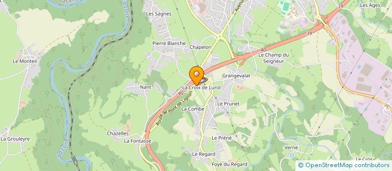 localisation de l'entreprise EMBALLAGES DU LIGNON à MONISTROL-SUR-LOIRE
