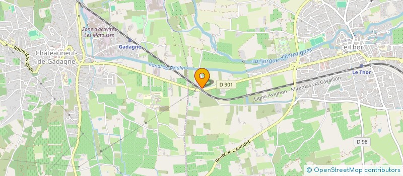 localisation de l'entreprise EMBALLAGES DU THOR à LE THOR