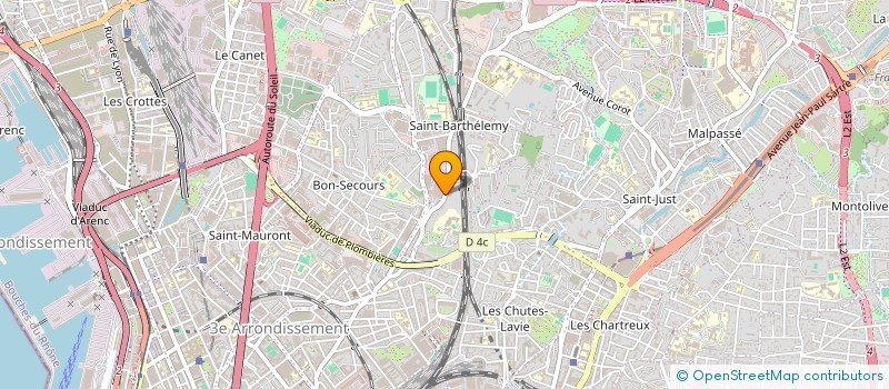 localisation de l'entreprise EMBALLAGES ET PRODUITS ALIMENTAIRES DU CHEF à MARSEILLE