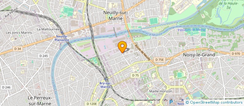 localisation de l'entreprise EMBALLAGES INDUSTRIELS LENORMAND à NOISY-LE-GRAND
