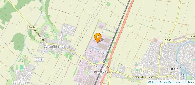 localisation de l'entreprise EMBALLAGES INDUSTRIELS LOGISTIQUE SERVICES  ERSTEIN