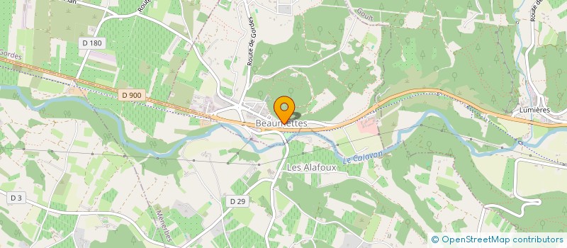 localisation de l'entreprise EMBALOGISTIQUE à BEAUMETTES