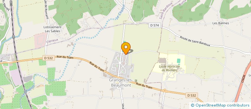 localisation de l'entreprise EMBAMAX  GRANGES-LES-BEAUMONT