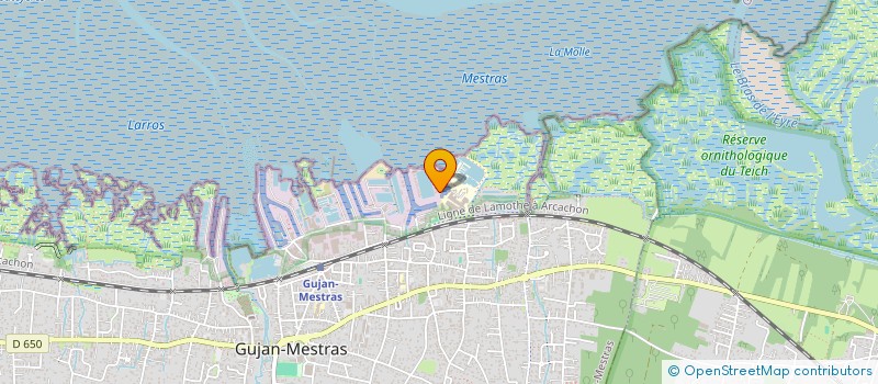 localisation de l'entreprise EMBARC à GUJAN MESTRAS