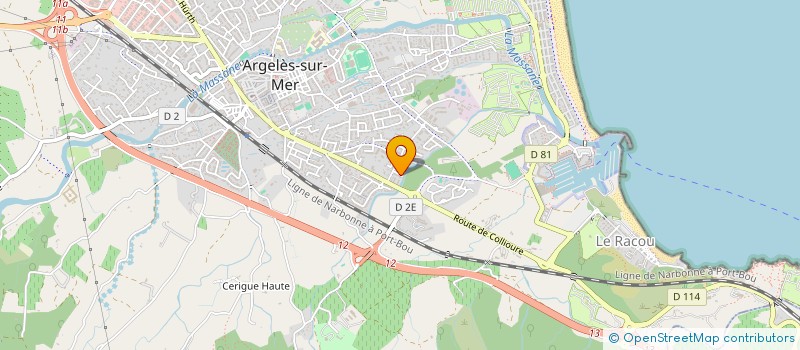 localisation de l'entreprise EMBARCA'T  ARGELES-SUR-MER