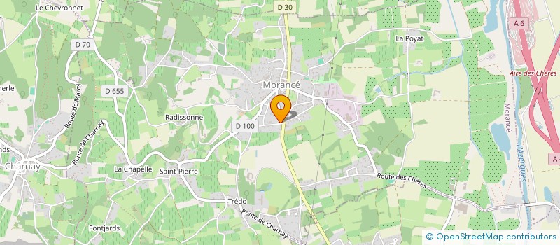 localisation de l'entreprise EMBARCATION MUSICALE  MORANCE