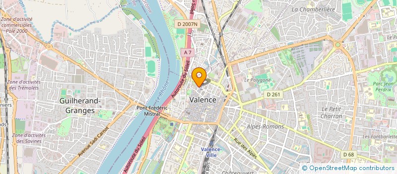 localisation de l'entreprise EMBARQUEMENT POUR CYTHERE à VALENCE