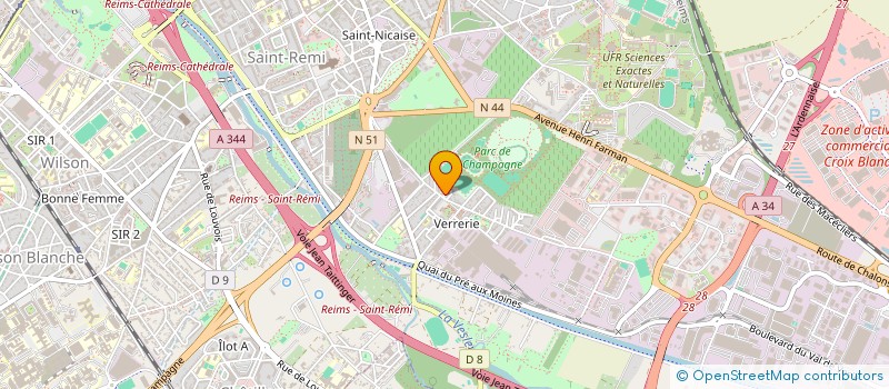 localisation de l'entreprise EMBAT QEHAJA CONSTRUCTION  REIMS