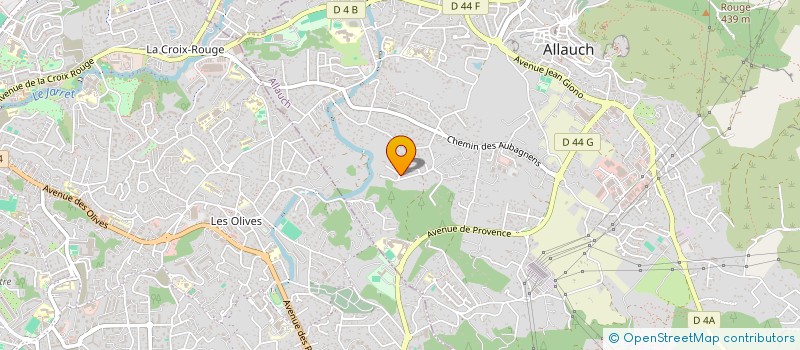 localisation de l'entreprise EMBC  ALLAUCH