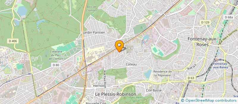 localisation de l'entreprise EMBD  CLAMART