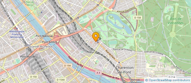 localisation de l'entreprise EMBELIA  CHARENTON-LE-PONT