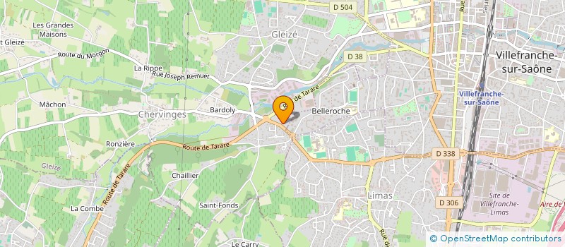 localisation de l'entreprise EMBELISSOL  GLEIZE