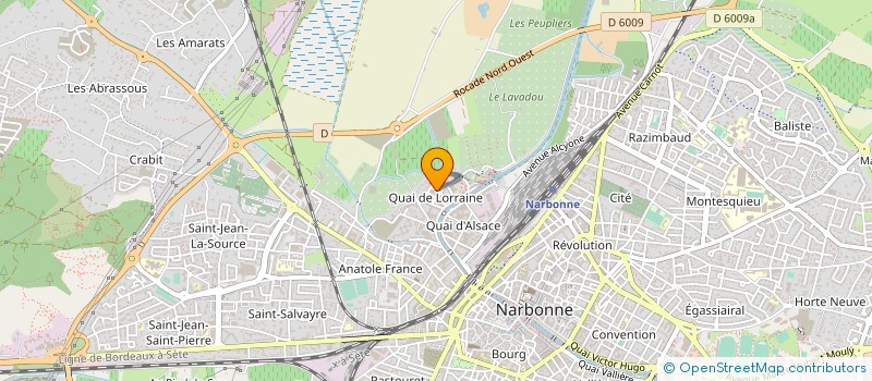 localisation de l'entreprise EMBELLIE PRODUCTIONS  NARBONNE