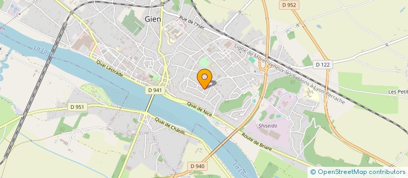 localisation de l'entreprise EMBELLIE'ZEN à GIEN