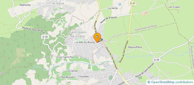 localisation de l'entreprise EMBELLIR 42 à SAINT-HAON-LE-CHATEL