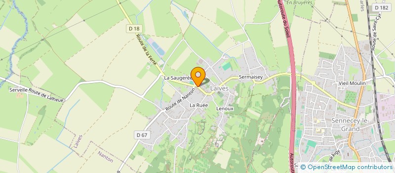 localisation de l'entreprise EMBELLIR LAIVES  LAIVES