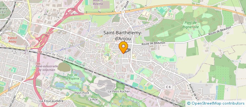 localisation de l'entreprise EMBELSYS  SAINT-BARTHELEMY-D ANJOU