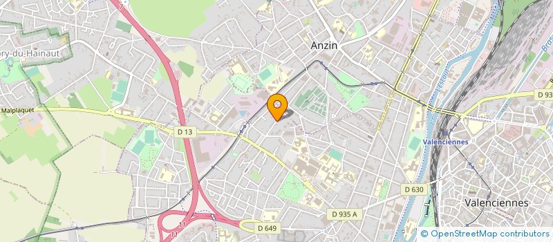 localisation de l'entreprise EMBELYCE à VALENCIENNES