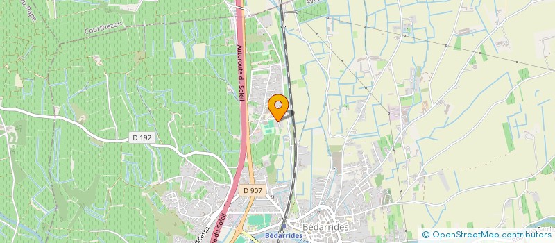 localisation de l'entreprise EMBERA  BEDARRIDES