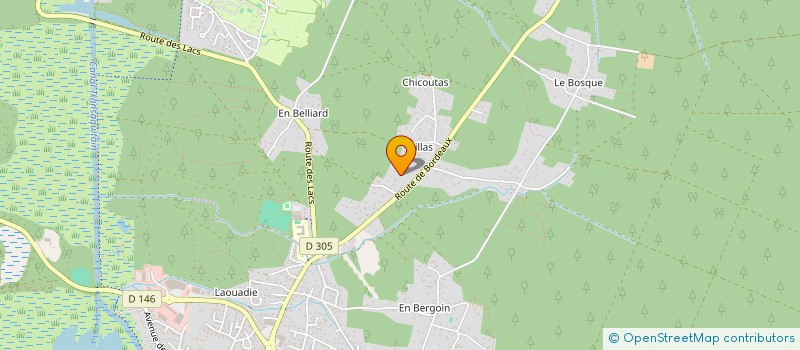 localisation de l'entreprise EMBESTI  BISCARROSSE