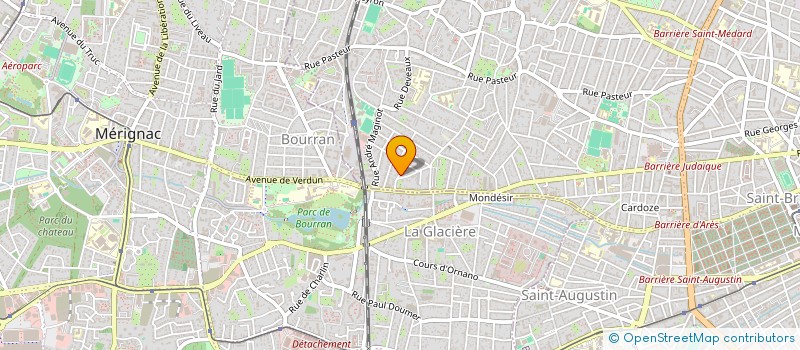 localisation de l'entreprise EMBEVI à BORDEAUX
