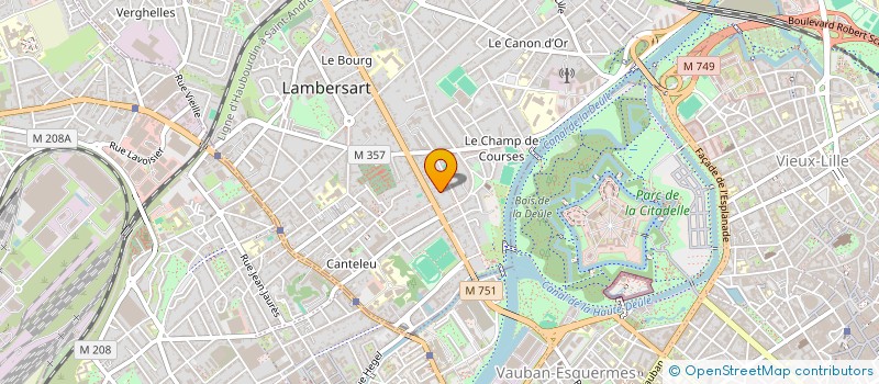 localisation de l'entreprise EMBEYD à LAMBERSART