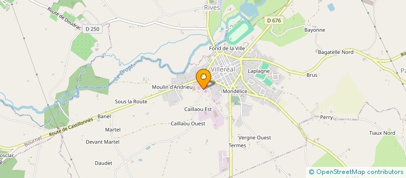 localisation de l'entreprise EMBG  VILLEREAL