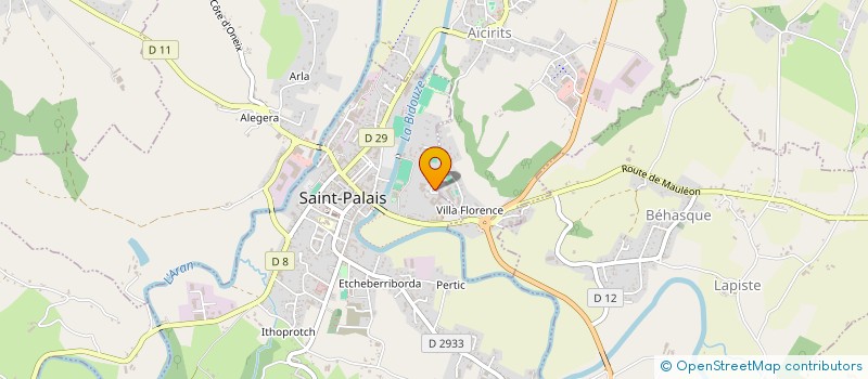 localisation de l'entreprise EMBIE  ARBERATS-SILLEGUE