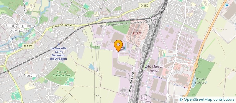 localisation de l'entreprise EMBLEMA à SAINT-GERMAIN-LES-ARPAJON