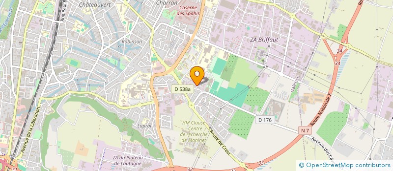 localisation de l'entreprise EMBLEME à VALENCE