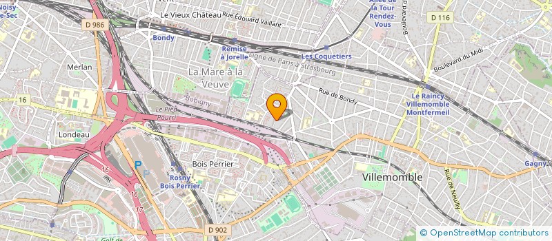 localisation de l'entreprise EMBO - EXOTIQUE  VILLEMOMBLE