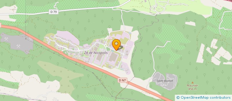 localisation de l'entreprise EMBOUTEILLAGE DES COLLINES PROVENCALES  BRIGNOLES