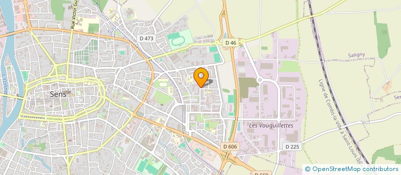 localisation de l'entreprise EMBP à SENS