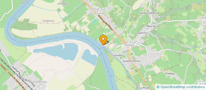 localisation de l'entreprise EMBROISE ASSURANCES  LESTIAC-SUR-GARONNE