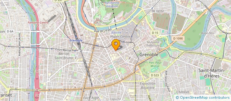 localisation de l'entreprise EMBRUN à SEYSSINS