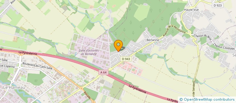 localisation de l'entreprise EMBRUN  MORLAAS