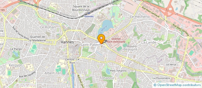 localisation de l'entreprise EMBRUN RESTAURATION à VANNES