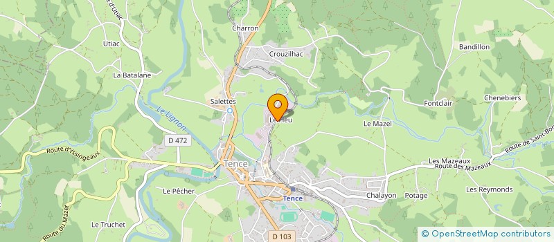 localisation de l'entreprise EMBRUN SYSTEM à TENCE