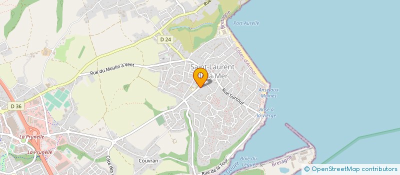 localisation de l'entreprise EMBRUNS à PLERIN