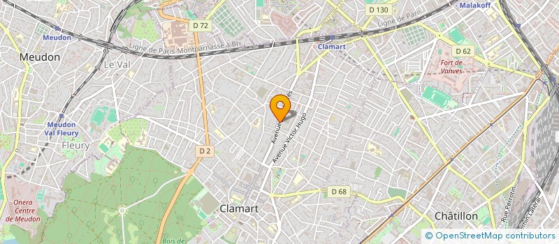localisation de l'entreprise EMBRUNS CONSEIL à CLAMART