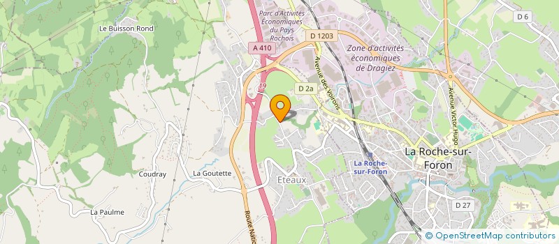 localisation de l'entreprise EMBRUNS DES CIMES  ETAUX