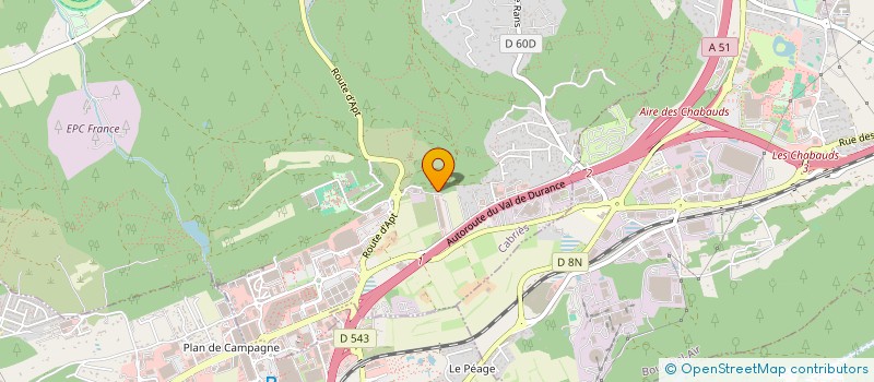 localisation de l'entreprise EMBTP BARBONCHIELLI à CABRIES