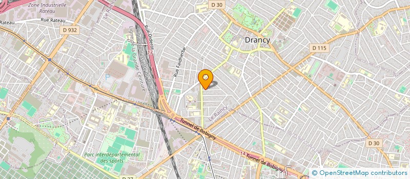 localisation de l'entreprise EMC  DRANCY