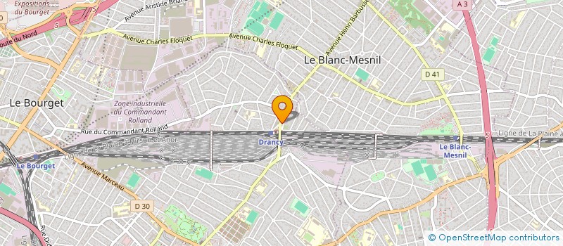 localisation de l'entreprise EMC à DRANCY
