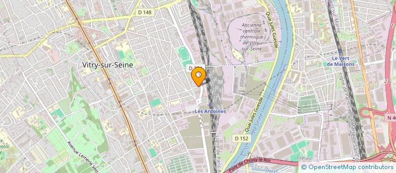 localisation de l'entreprise EMC à VITRY-SUR-SEINE
