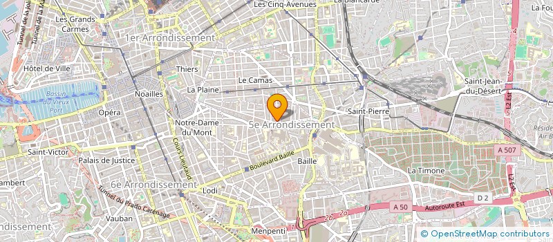 localisation de l'entreprise EMC 83 à MARSEILLE