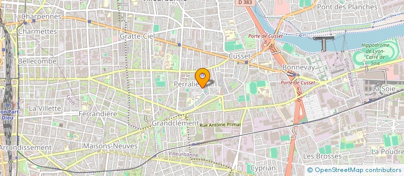 localisation de l'entreprise EMC à VILLEURBANNE